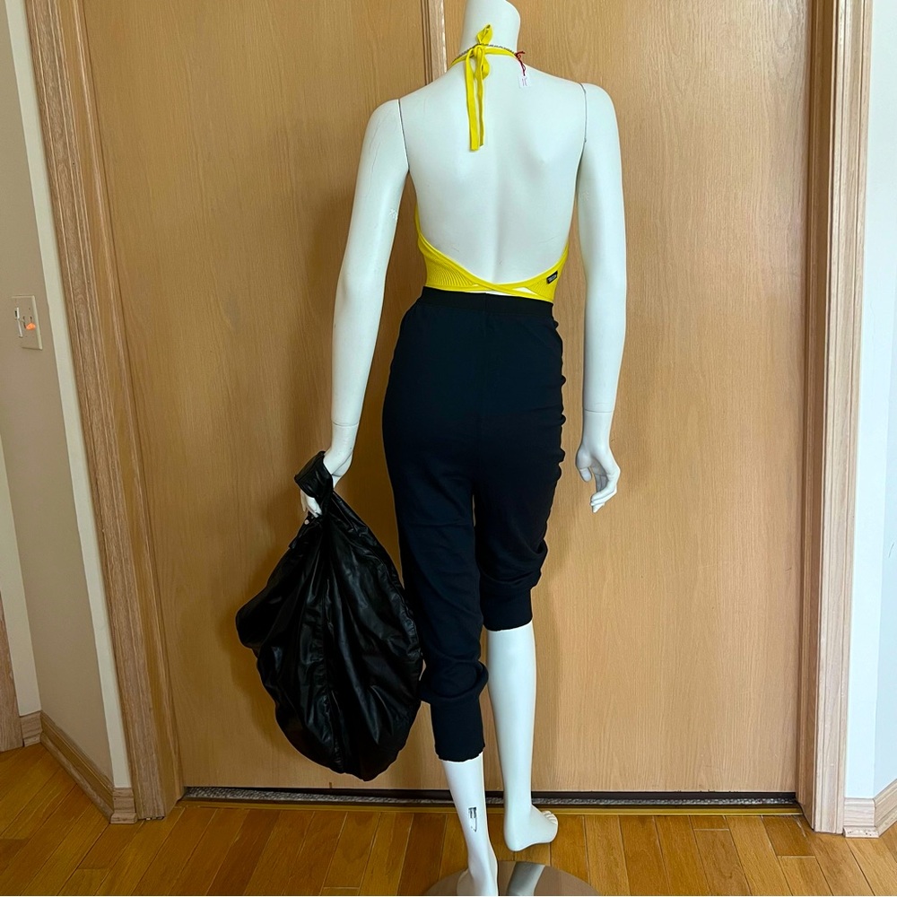 NWOT RICK OWENS Fine Knit Black Jogger Pants - Picture 4 of 7